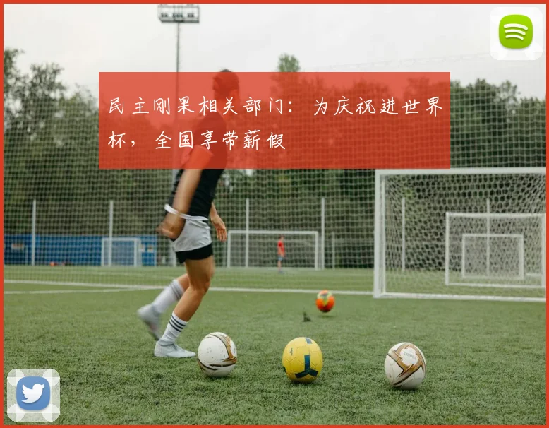 民主刚果相关部门:为庆祝进世界杯,全国享带薪假
